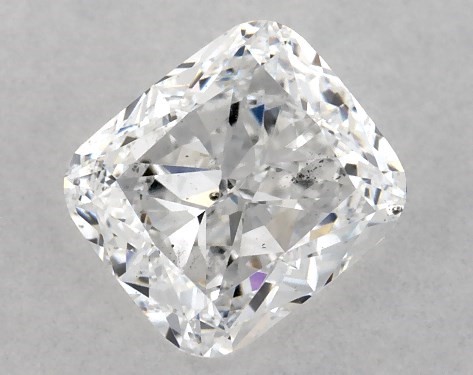 GIA 1.01 Carat D-SI1 Very Good Cut Cushion Modified Diamond